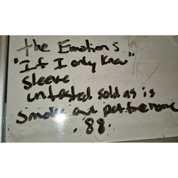 The Emotions "If I Only Knew" Vinyl LP Album Signed Motown 1985 - Picture 5 of 5